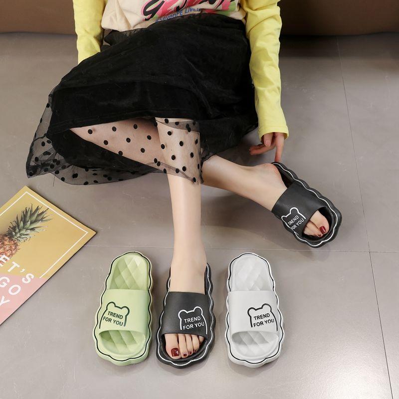 Slippers 2023 Summer Women Super Light Soft Shoes Anti-slip Outside Wear Cute Sandals