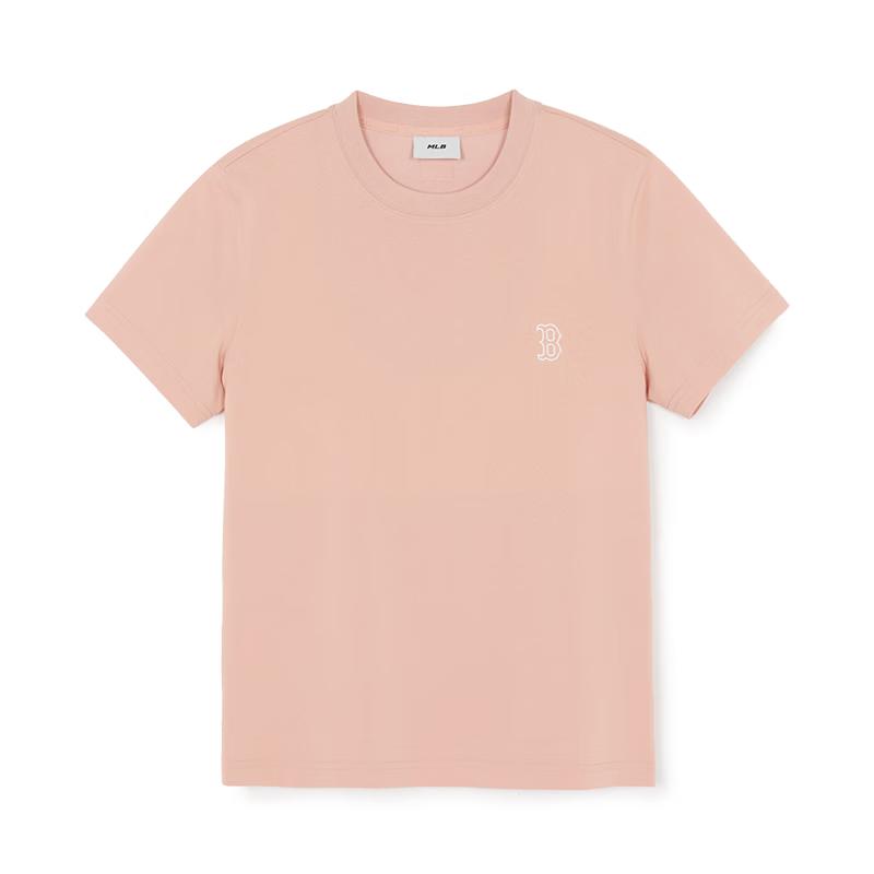 MLB Unisex Solid Color Round Neck Short Sleeve T-Shirt