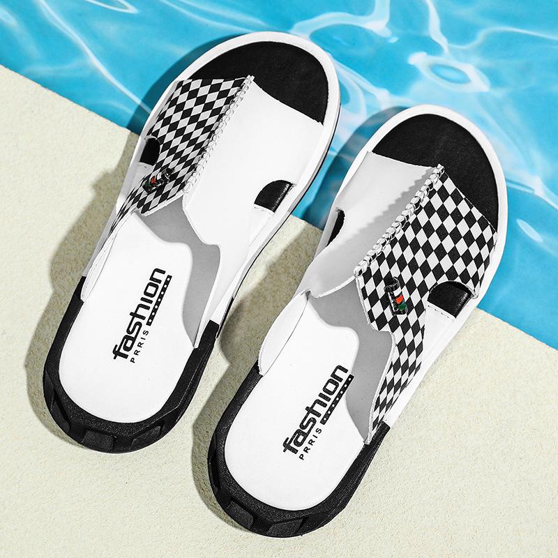Sommar 2025 Gränsöverskridande Herr Non-Slip Utomhus Enremmig Strandtofflor