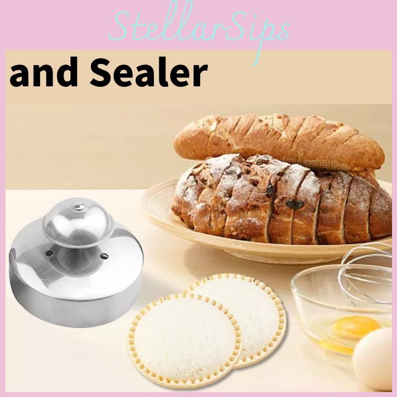 Všestranná kulatá nerezová forma na krájení sendvičů pro pohodlnou přípravu jídla