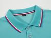 Breathable Summer Turn-Down Collar Polo Shirt - Solid Color, Short-Sleeved, Comfortable, Customizable Workwear T-Shirt
