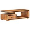 Solid Acacia Wood Coffee Table 100 X 45 X 33 Cm