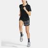 Under Armour Casual Running T-Shirt Women Tops Black 1361371-001