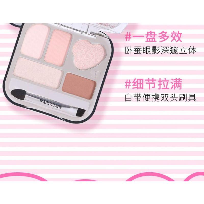 VEECCI - Shiny Vibrant Aegyo-Sal & Eyeshadow Palette - 2 Types