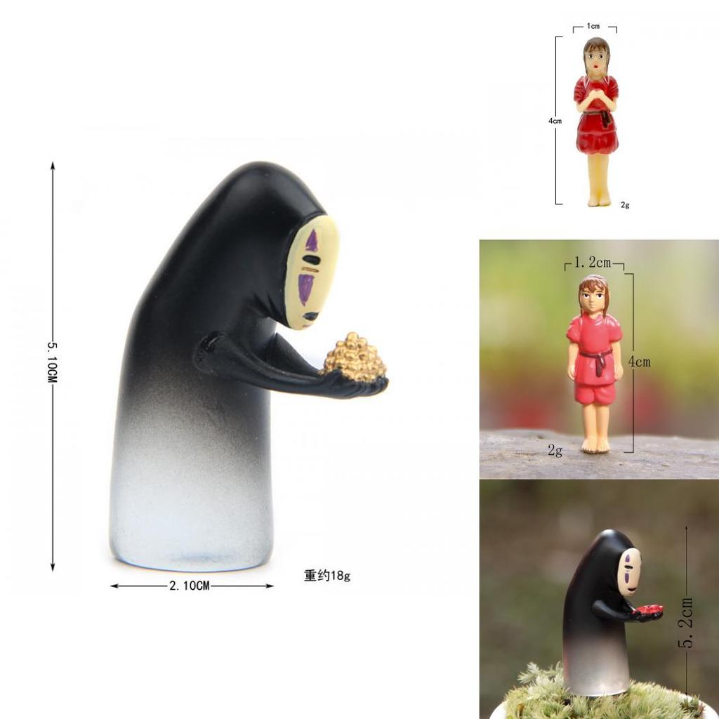 No Face Man Ogino Chihiro Candy Resin Figurine With Cute Cartoon Style Perfect For Gift Giving And Home Decor