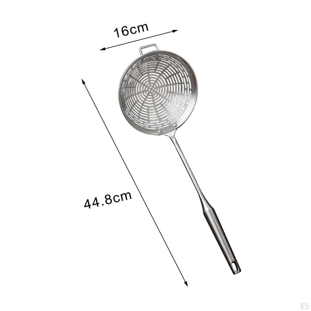 -Colander, Skimmer, Colander, Ladle, Comfortable Handle, Stainless Steel Cooking Skimmer