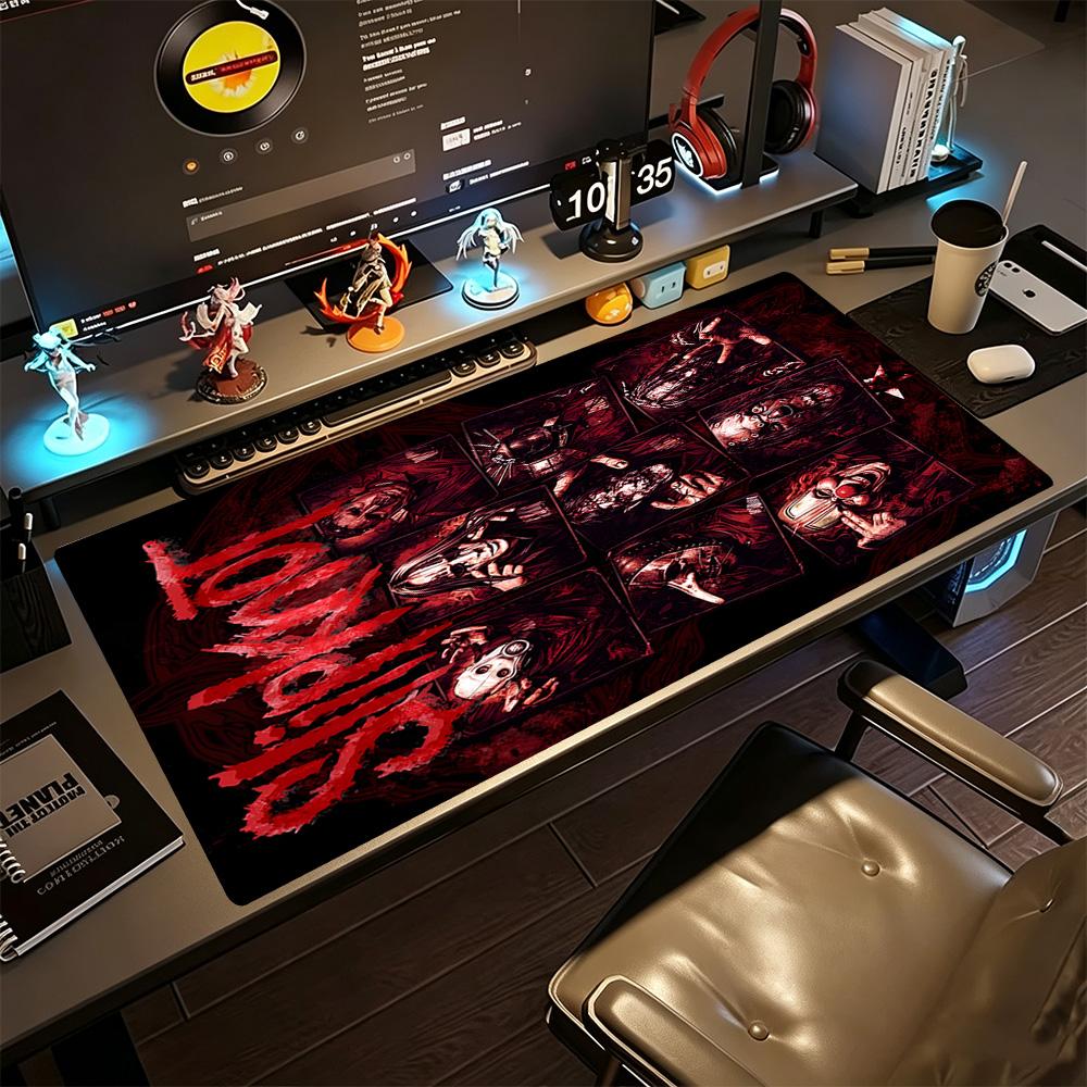Slipknot Band Logo Gaming Mauspads Gamer Mauspads HD Druck Schreibtischunterlage Rutschfeste Gummibasis Computer Dekorationsartikel Bürogebrauch