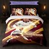 Set Biancheria da Letto Personalizzato con Nome Erling Haaland 1 Copripiumino + 2 Federe Logo Calcio Regalo Personalizzato per Occasioni Speciali Decorazione Camera da Letto