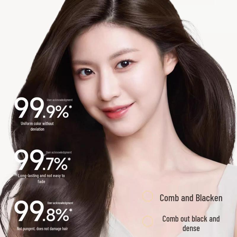 BRH Disposable Hair Dye Stick: Plant-Based Touch-Up & Styling Comb - Gentle White Hair Coverage