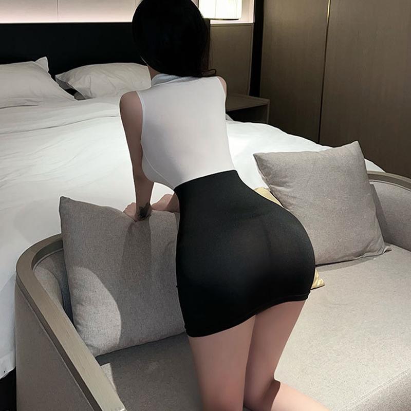 Sexy Lingerie For Women Transparent Teddy Erotic Costumes Babydoll Cosplay Nightdress Open Bra Underwear Sexiest Dress