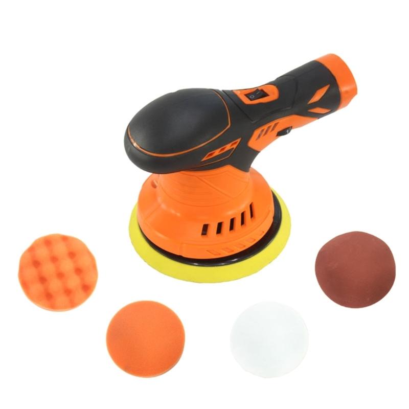 Cordless Car Buffer Polisher Lithium Rechargeable Battery Cordless Polisher with 6 Variable Speed Buffer Polisher