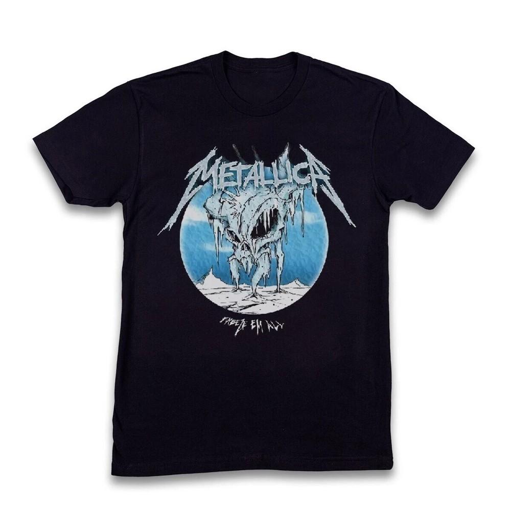 

Freeze ’Em All Inspired Metallica Style Arctic Show Fan Tee Unisex T-Shirt M
