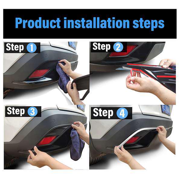 Toyota Corolla Cross Rear Fog Light Eyebrow Trim (2020-2021 Models)