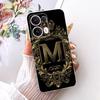 Transparent For Oppo Reno 13Pro CPH2697 PKK110 Cover For Oppo Reno 13 Pro Case Luxury Crown A-Z Letters 2D Flat Pattern