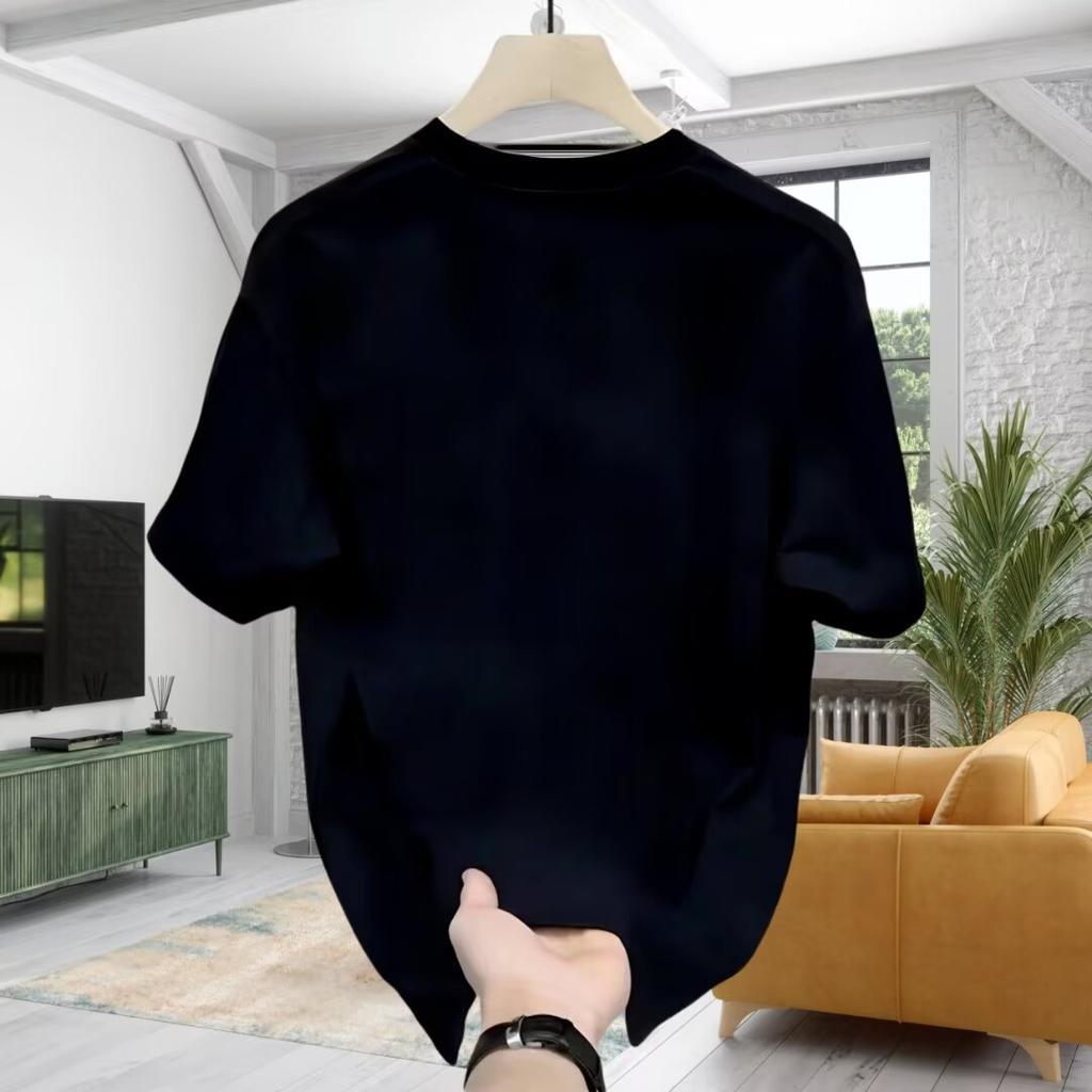 Trendy Brand Short-Sleeved Pure Cotton Men'S Printed T-Shirt Trendy Men'S And Women'S Versatile Round Neck T-Shirt Men'S