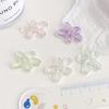 5 Color 24.5mm Irregular Small Flower Charm Pendants for Women DIY Colorful Flower Jewelry Necklaces Making Findings