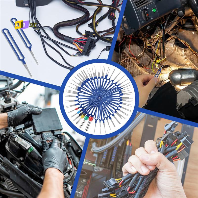 A03E-39Pcs Terminal Removal Tool Kit - Pin Extractor Tool Terminal Ejector Kit For Cars And Most Connector Terminals
