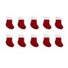 Christmas Stockings  Cable Knitted Stocking Gifts & Decorations For Family Holiday Xmas Party 10PC