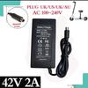 42V 2A Charger for 36v 10S 18650 Battery Pack with RCA8MM Connector