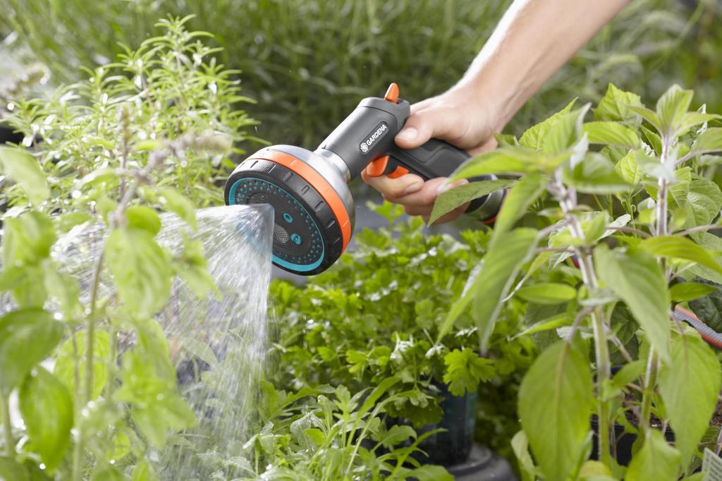 GARDENA Premium Multi-Spray Watering Nozzle with 5 Modes (18317-20) Product Warranty: Up To 5 Years