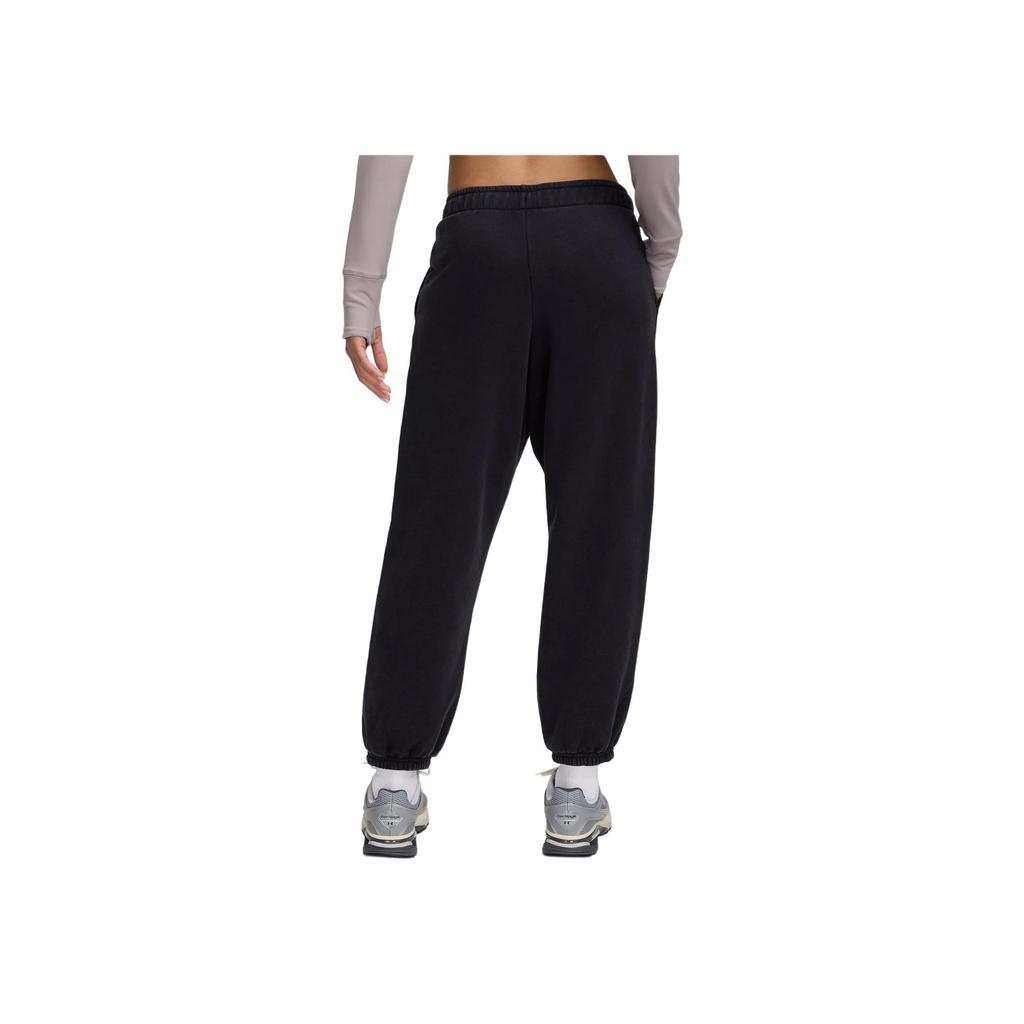 Under Armour Icon Training Solid Loose Sports Pants Women Bottoms Black 1386488-001