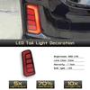 2PCS Reflector for Toyota Vellfire ALPHARD 2016 2017 2018 LED Rear Fog Lamp Bumper Light Auto Brake Light Turn Signal