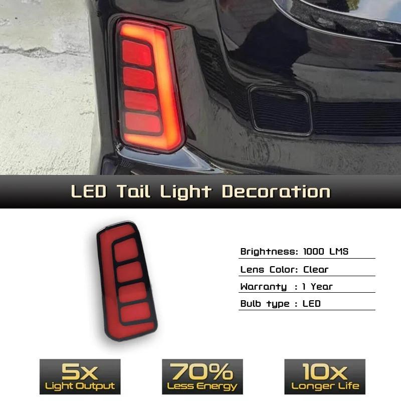 2PCS Reflector for Toyota Vellfire ALPHARD 2016 2017 2018 LED Rear Fog Lamp Bumper Light Auto Brake Light Turn Signal