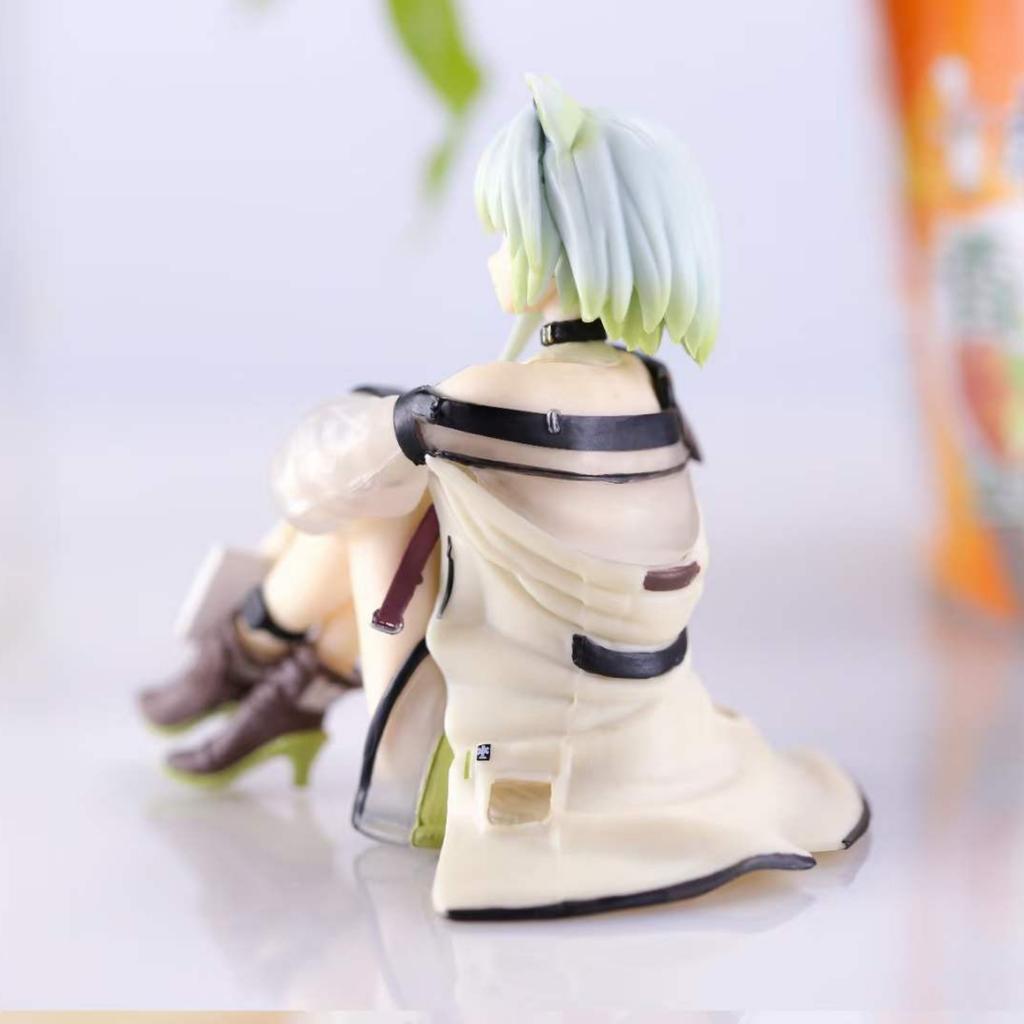 Arknights 9cm Sitting Kaltsit Figure Cat Ear Anime Girl Kawaii Model Dolls