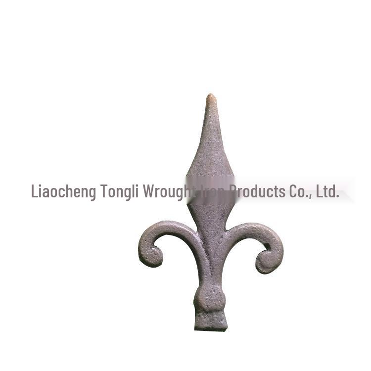 Cast Iron Spearhead Wrought Iron Gate Accessories – Customizable Designs Available