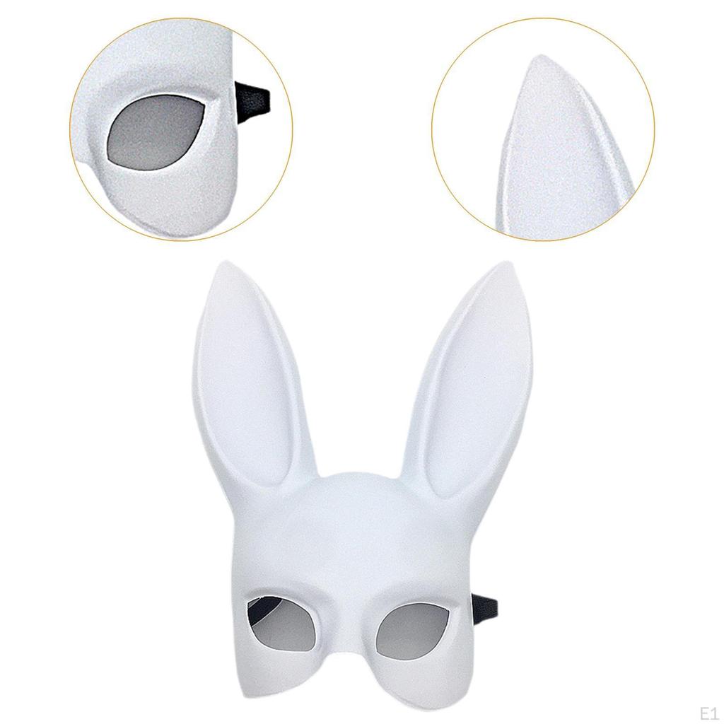Bunny with Ears, Adjustable Masquerade for Club, Party Dress up