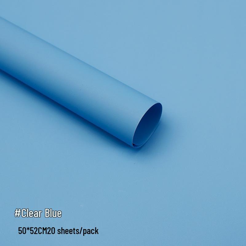 Extra Thick 8.5 Silk HD Morning Mist Matte Waterproof Florist Paper for Fresh Flower Wrapping