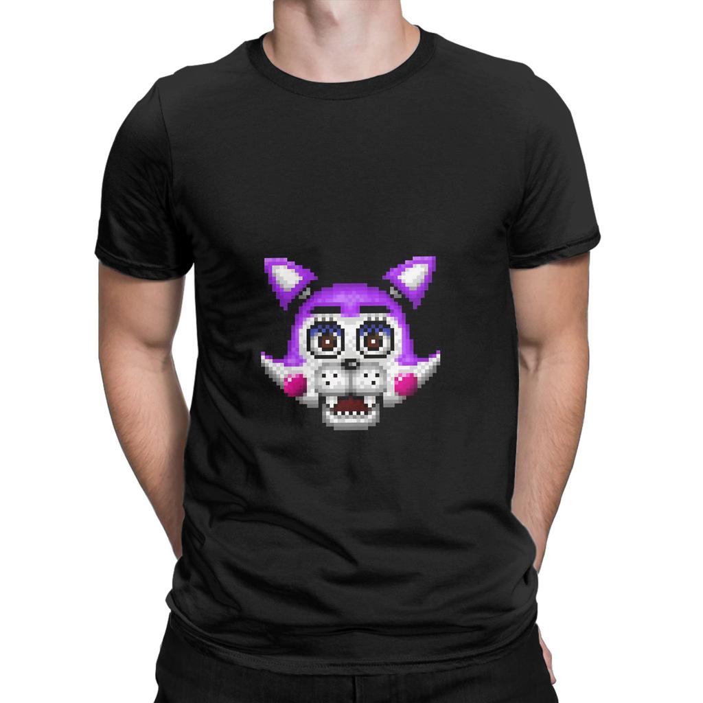 Five Nights At Candy Pixelart Cindy The Kitty Graphic Funny 100 Cotton Tshirt Fnaf Tops Tees For Unisex