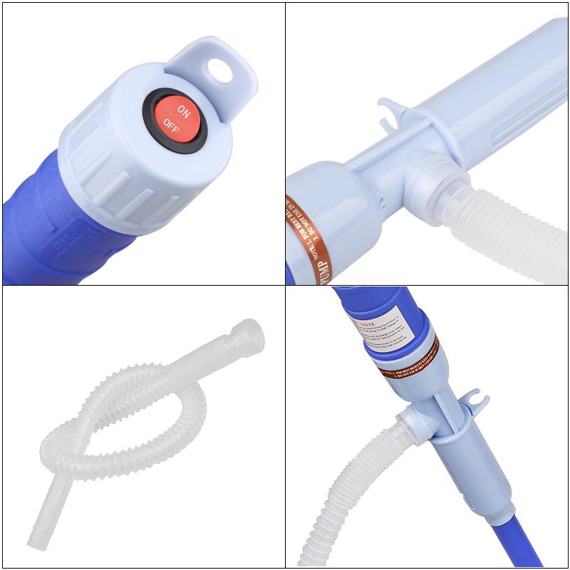 Portable Car Siphon Petrol Fuel Electric Oil Pump Siphon Liquid Transfer Pump Handheld Pump Battery Operated Water Gas Tools