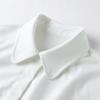 Women's White Professional Lapel Shirt, Early Spring 2026 - French Design, Long Sleeve, Niche Style