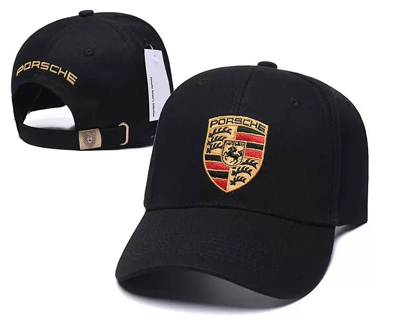 Embroidery Car Logo Snapback Baseball Cap Outdoor Adjustable Casual Hats For Porsche 918 Taycan Panamera Cayenne Boxster Cayman