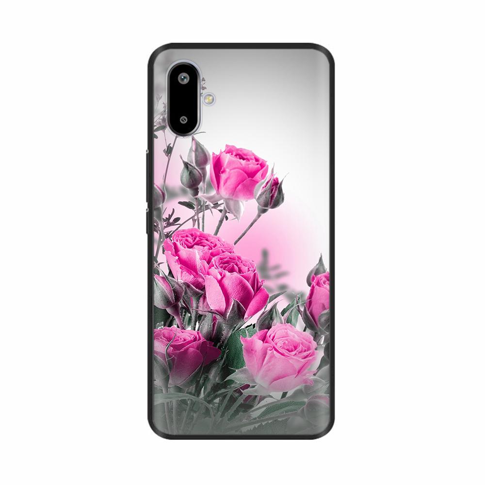 For Samsung Galaxy F06 Case M06 Flower Soft Silicone Back Cover For Samsung M06 Case Phone Cover Shockproof Bumper Fundas Shells