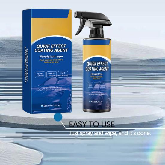 Automotive Coating Spray Easy to Use Waterless Car Quick-Acting Coating Agent Car Scratch Remover Wax Polish