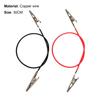 2Pcs Test Wire Interesting Widely Used Copper Bothway Alligators Clip Conductor for Student