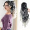 Heat-Resistant High Temperature Synthetic Ponytail Wig for Women  Curly  Stylish and Elegant with Easy To Wear Claw Clip Perfect for Halloween