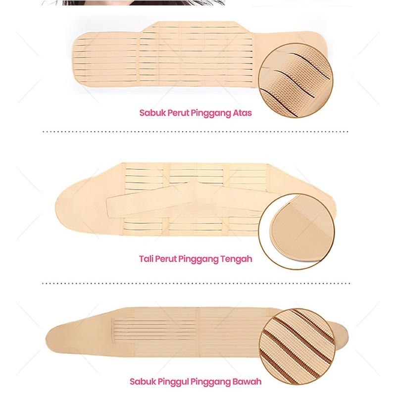 

Корсет 3 в 1 послеродовой бандаж для живота для беременных женщин для живота таза пояс обертывание тренажер для талии восстанавливающий бандаж ремешок корректор фигуры M розовый