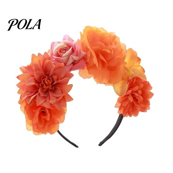 Dance Headband 3D Flowers Hair Hoop, Halloween Party Headband, Simulated Long-lasting Hairband Rose for Vacation Accessories Gift Photogenic Accessory