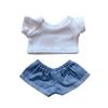 Handmade For Labubu T-shirt Set For 17CM Labubu Clothing Set Mini Doll Clothes  Joint Doll