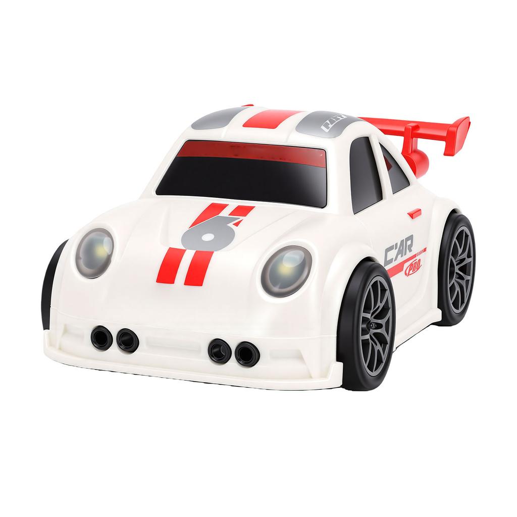 RC Drift Car 4 Modes Interactive Cute Cartoon Remote Control Car Toy with LED Light for Birthday Xmas Gift Black