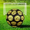 BSC Football Yellow And Black Unity Soccer Ball Size 5 Soccer Ball, Machine-stitched, Durable, Suitable for Training and Matches Fan Gift