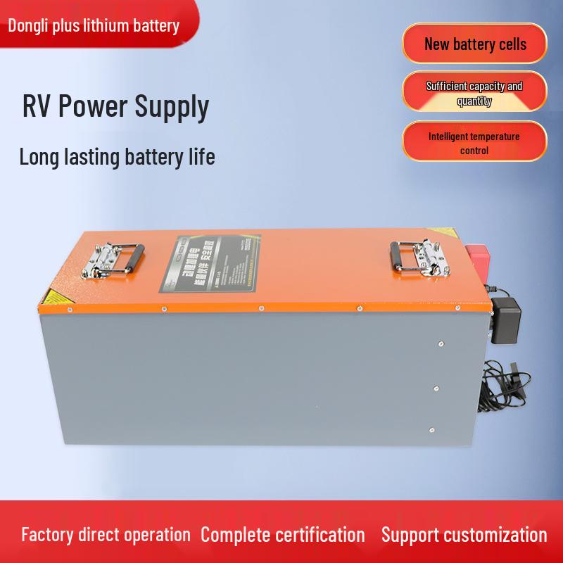 12V/24V RV Energy Storage Battery Pack: Large Capacity Lithium Iron Phosphate Battery