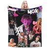 Nová MGK Lost Americana Tour - Lehká tenká flanelová deka, útulná přehozová deka, pratelná v pračce