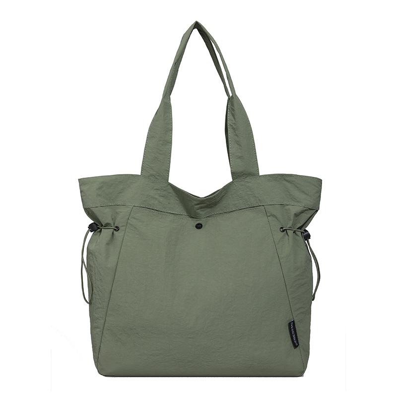 Nylon Bag Women's Large Capacity Shoulder Bag Student Class Commuter Tote Bag