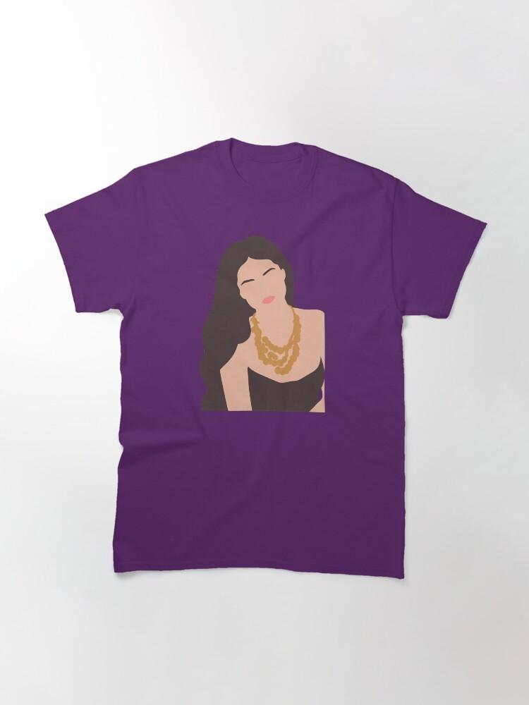 T-shirt Classica con Illustrazione Lineless di Selena Gomez
