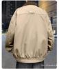 2025 Men's Corduroy Bomber Jacket with Lapel - Autumn Outerwear