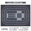 Non-Toxic City Road Street Baseplate Straight Crossroad Curve T-Junction Building Blocks Base Plates Construction For Children Kids